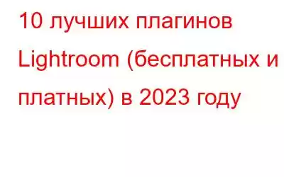 10 лучших плагинов Lightroom (бесплатных и платных) в 2023 году