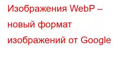 Изображения WebP – новый формат изображений от Google